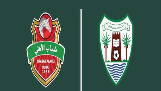 موعد مباراة شباب الاهلي ودبا الحصن اليوم